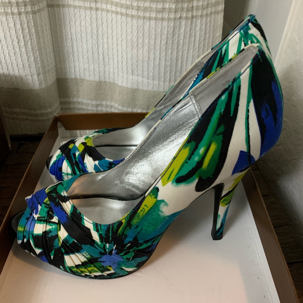 Audrey Brooke Peacock Heels